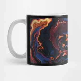 Sun and Sea Acrylic Pour Mug